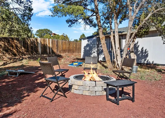 Tiny Elk - 1br Wilderness Retreat Near Grand Canyon W Outdoor Fireplace Williams